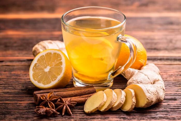 ginger tea with cinnamon for potency